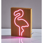 Simplee Adesso Wood Framed Neon Flamingo Table/Wall Lamp - image 5