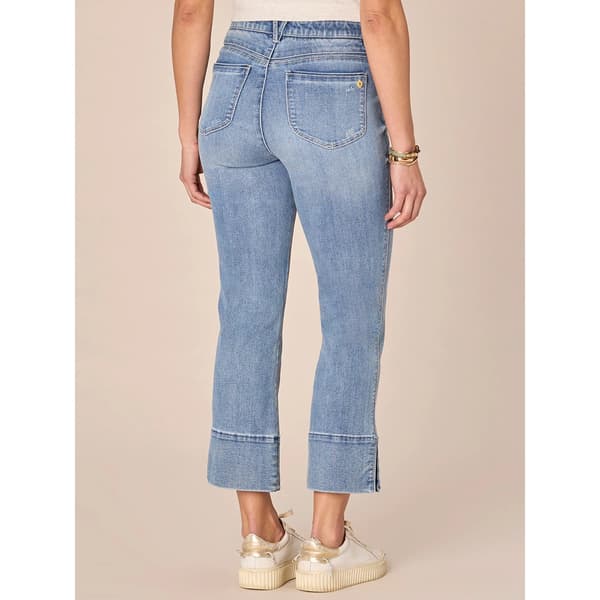 Womens Democracy "Ab"solution&#174; Flare Center Seam Slit Jeans