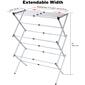 Home Basics 3 Tier Expandable Clothes Dryer - image 3