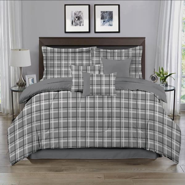 Ashley Cooper&#40;tm&#41; Sanford Plaid 7pc. Comforter Set - image 