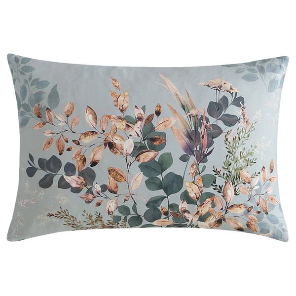 Bebejan&#174; Peach Leaves on Sage Cotton 5pc Reversible Comforter Set