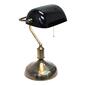 Simple Designs Executive Banker''s Desk Lamp w/Glass Shade - image 1