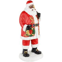 Northlight 10.25 Red and Green Santa Claus Cut-Out with Miniature