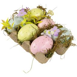 Northlight Seasonal Speckled Easter Eggs Décor - Set of 6