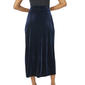 Womens MSK Rhinestone Waist Velvet Midi Skirt - image 2
