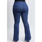 Juniors Plus YMI&#174; High Rise V-Front Pull On Flare Jeans - image 2