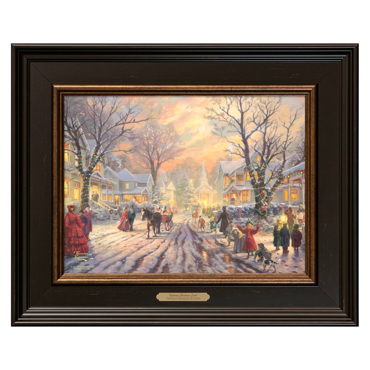 Thomas Kinkade Studios Victorian Christmas Carol Classic Print - Boscov's