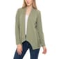 Petite NY Collection Long Sleeve Solid Open Front Cardigan - image 3
