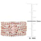 Gemstone Classics™ Morganite & Lab Created Sapphire Bridal Set - image 4
