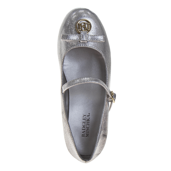 Little Girls Badgley Mischka® Mary Jane Glittler Dress Pumps