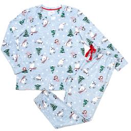 Mens OurFamJam Long Sleeve Polar Bear Jogger Pajama Set