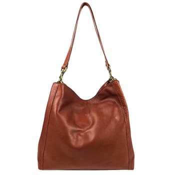 American Leather Co. Austin 3 Entry Bucket Hobo - Boscov's