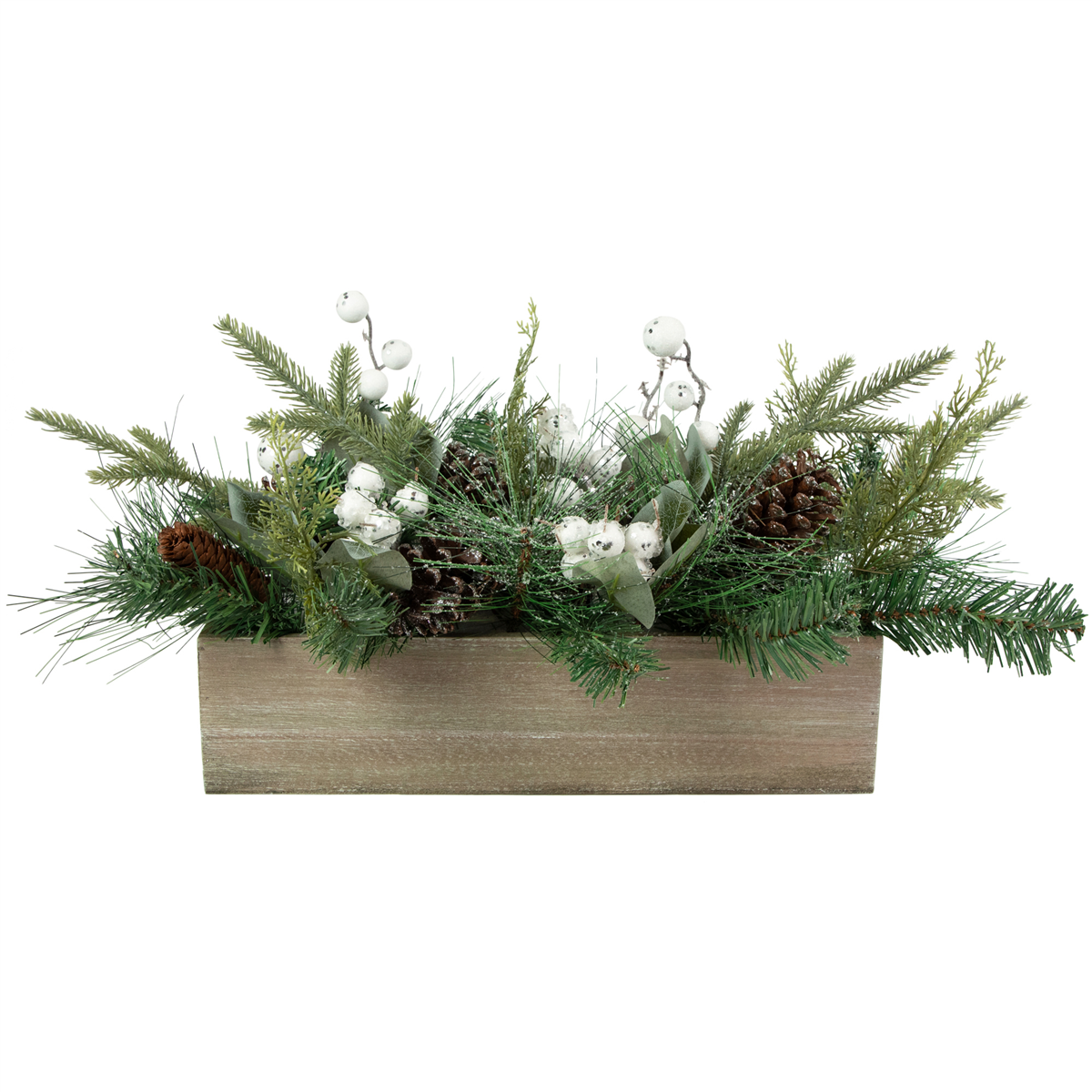 Northlight Mixed Pine with Pinecones Christmas Floral Arrangement
