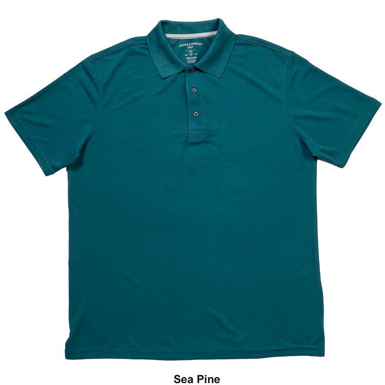 Mens Cross &amp; Winsor Rice Stitch Polo