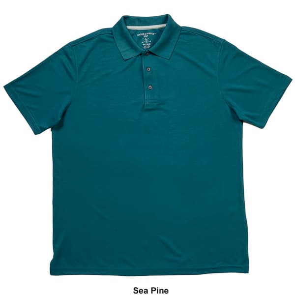 Mens Cross &amp; Winsor Rice Stitch Polo