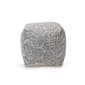 Baxton Studio Juvita Handwoven Cotton Paisley Pouf Ottoman - image 3