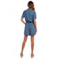 Womens Nina Leonard Short Sleeve Clip Dot Romper - image 2