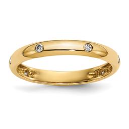Endless Affection(tm) 14k Gold Six Stone Diamond Ring