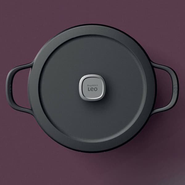 BergHOFF Graphite Enameled Cast Iron 8in. Covered Stockpot
