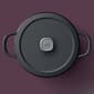 BergHOFF Graphite Enameled Cast Iron 8in. Covered Stockpot - image 3