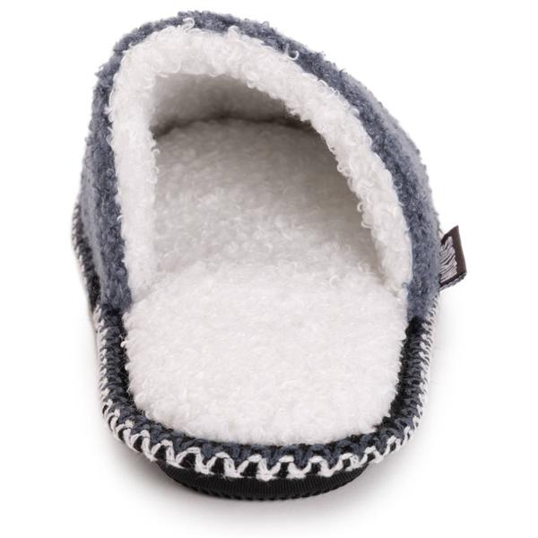 Womens MUK LUKS® Punch Needle Scuff Ghost Cat Slip On Slippers