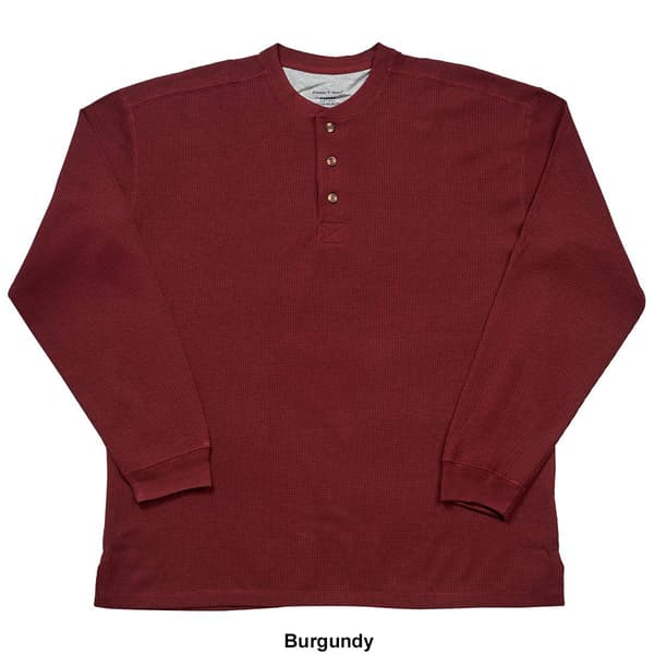 Mens Preswick & Moore&#174; Long Sleeve Thermal Henley Pajama Shirt