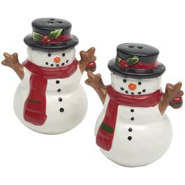 Home Essentials Snowman Salt and Pepper Shaker - Set of 2