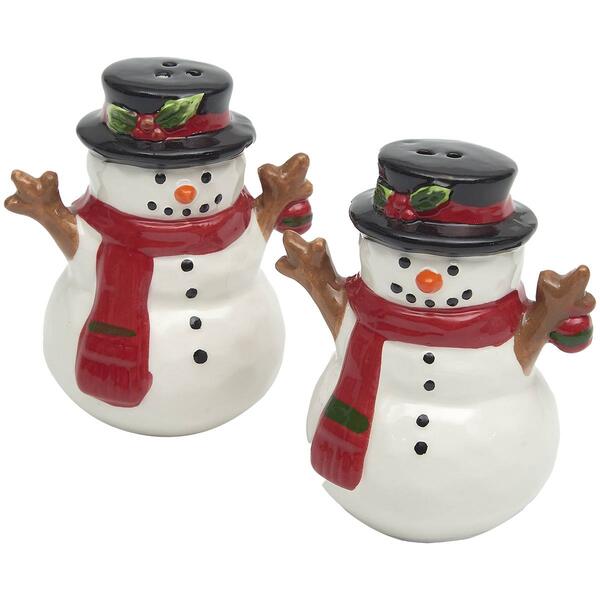 Home Essentials Snowman Salt and Pepper Shaker - Set of 2 - image 