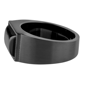 Mens Lynx Black Ion Plated Stainless Steel Ring with Black Agate - image 16