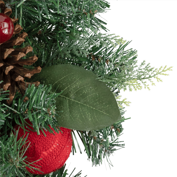 Northlight 6ft Green Pine Christmas Garland with Ornaments & Bows