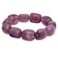 Genuine Amethyst Beaded Stretch Bracelet - image 1