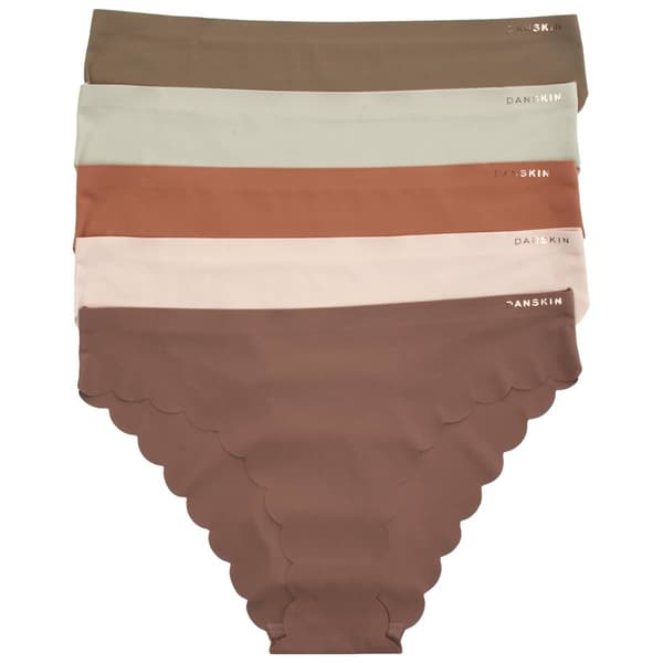 Womens Danskin 5pk. Laser Microfiber Bikini Panties - DS3668-5PKM