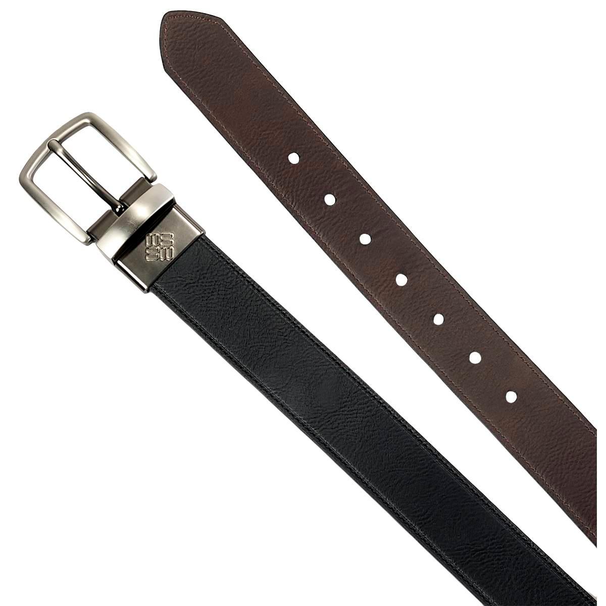 Mens Big & Tall Columbia Mica Cut Edge Reversible Belt