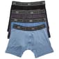 Mens Eddie Bauer(R) 4pk. Microfiber Boxer Briefs - Blue/Black - image 1