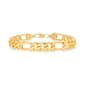 Mens Brass Figaro Chain Bracelet - image 1