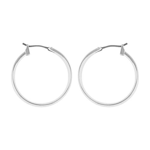 Silver Hoop Earrings