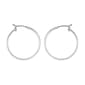 Silver Hoop Earrings - image 1