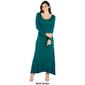 Womens 24/7 Comfort Apparel Long Sleeve Maxi Dress - image 5