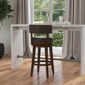 HH2 Home Lawton Wood & Upholstered Swivel Bar Height Stool - image 7