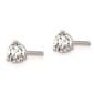 Pure Fire 14kt. White Gold 1/2ctw. Lab Grown Diamond Earrings - image 2