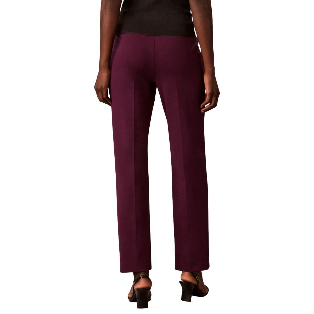 Womens Calvin Klein Pull On Straight Leg Compression Pants