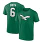 Mens Fanatics Eagles Smith (6) Classic Throwback Short Sleeve Tee - image 1