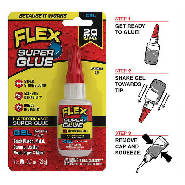 As Seen On TV 20g. Gel Flex Super Glue - image 