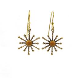Silver Forest Spoke Design w/. Yellow Jasper Center