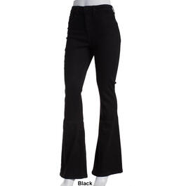 Juniors YMI® Basic 5 Pocket One Button Flare Jeans