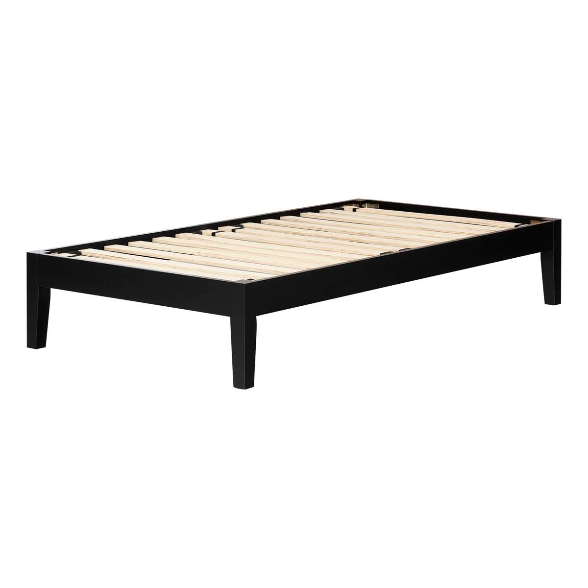 South Shore Vito Black Twin Platform Bed