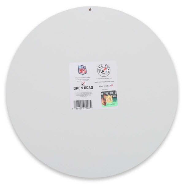 Open Road Eagles Team Brushed Aluminum Round Sign