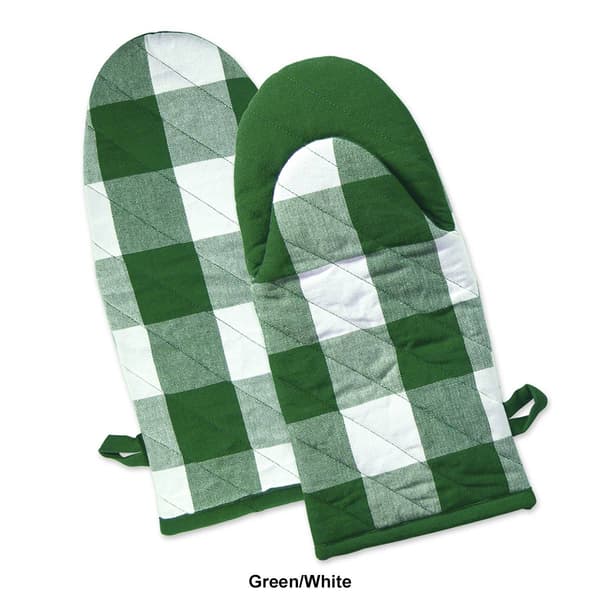 DII&#174; Buffalo Check Oven Mitt Set Of 2