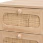 Baxton Studio Elsbeth Light Brown Wood 1-Drawer End Table - image 6