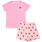 Girls (7-16) Sleep On It® 2pc. Strawberry Pajama Set - image 2